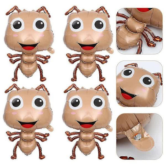 Large Ant Balloons 5 pcs Light Brown 75.00X48.00X4.00CM Animal Theme Cartoon Foil Balloons V1188-TSCJ-75587