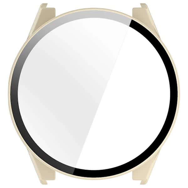 Garmin Forerunner 970 Watch Case Compatible with Tempered Glass Screen Protector Frame Protection White V1188-TSCJ-78114