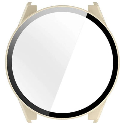 Garmin Forerunner 970 Watch Case Compatible with Tempered Glass Screen Protector Frame Protection White V1188-TSCJ-78114