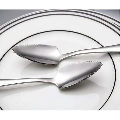 Grapefruit Spoon Set, 6 Stainless Steel Spiked Spoons for Grapefruit V1188-TSCJ-78552