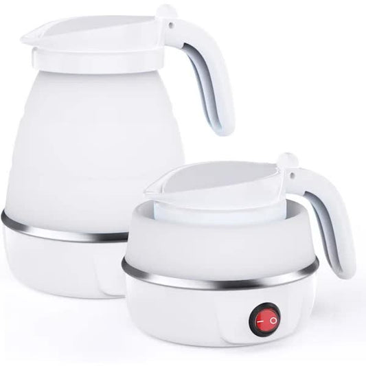 Foldable Electric Travel Kettle with Detachable Cord Silicone Collapsible Kettle V1188-TSCJ-87584