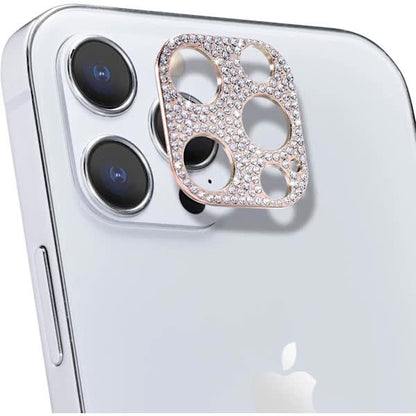Diamond Camera Lens Cover Compatible with iPhone 12 Pro Max Protective Sticker Rose Gold V1188-TSCJ-91171