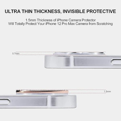 Diamond Camera Lens Cover Compatible with iPhone 12 Pro Max Protective Sticker Rose Gold V1188-TSCJ-91171