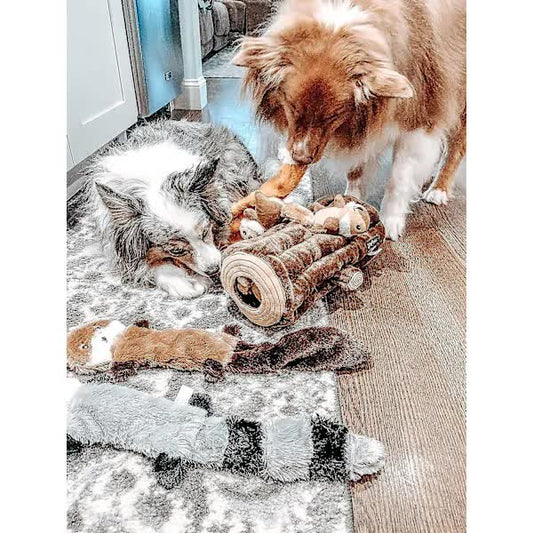 Dog Toys with Squeak and Rattles 3-Pack Plush Chew Toys for Large Medium Dogs V1188-TSCJ-93948