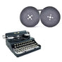 Universal Typewriter Ribbon Roll Compatible with Various Printers V1188-TSCO-7819