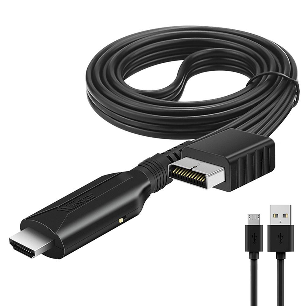 PS2 to HDMI Adapter Cable with RCA AV HD Output Compatible with Playstation 2 V1188-TSFD-3371-1