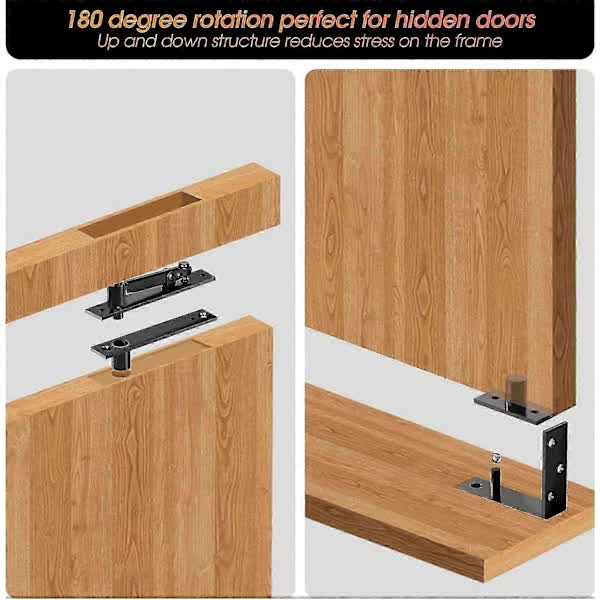 2025 Latest Model Heavy Duty Pivot Door Hinges Hardware for Hidden Doors V1188-TSFD-8180-1