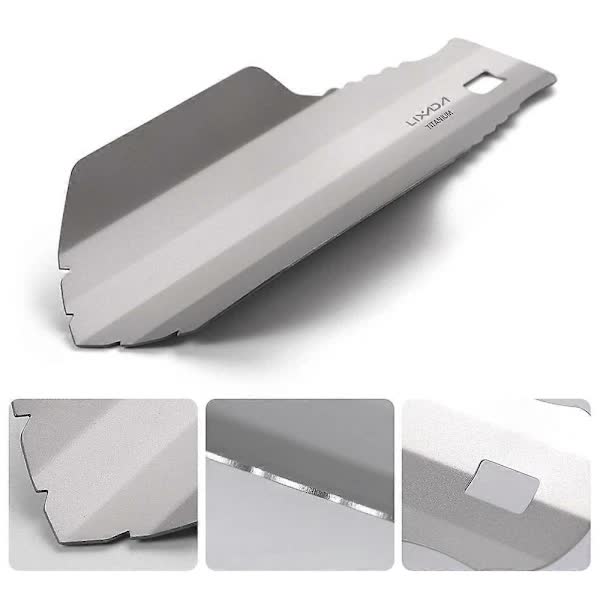 Lixada Titanium Garden Hand Shovel for Outdoor Camping Hiking Backpacking V1188-TSQQ-1348-1