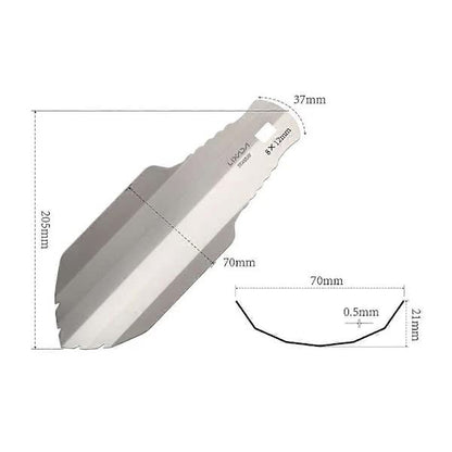 Lixada Titanium Garden Hand Shovel for Outdoor Camping Hiking Backpacking V1188-TSQQ-1348-1