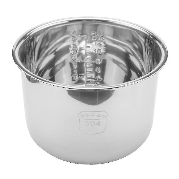 Stainless Steel Pressure Cooker Inner Pot 6L Compatible with Rice Cooker V1188-TSQQ-16748-1