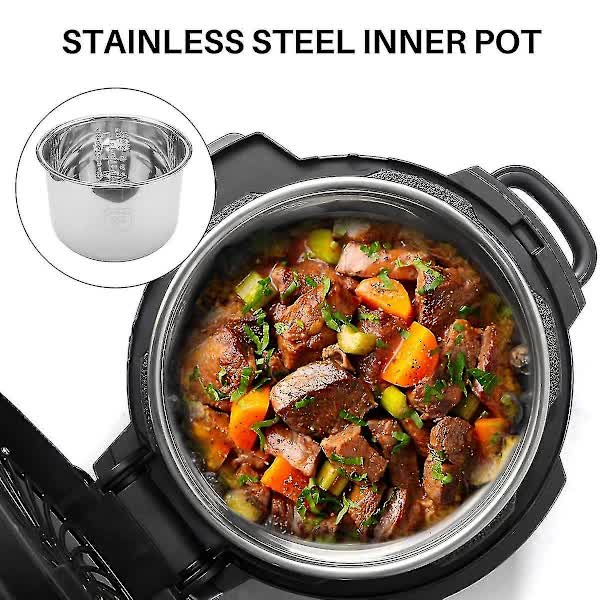 Stainless Steel Pressure Cooker Inner Pot 6L Compatible with Rice Cooker V1188-TSQQ-16748-1