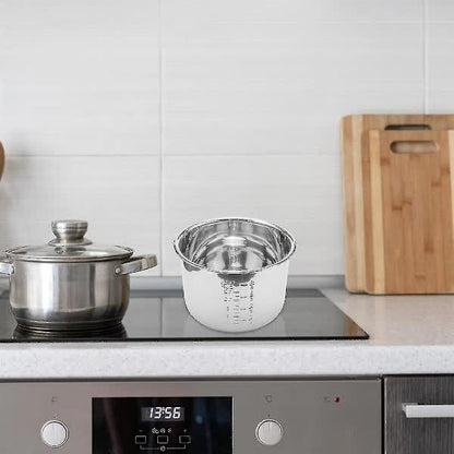 Stainless Steel Pressure Cooker Inner Pot 6L Compatible with Rice Cooker V1188-TSQQ-16748-1