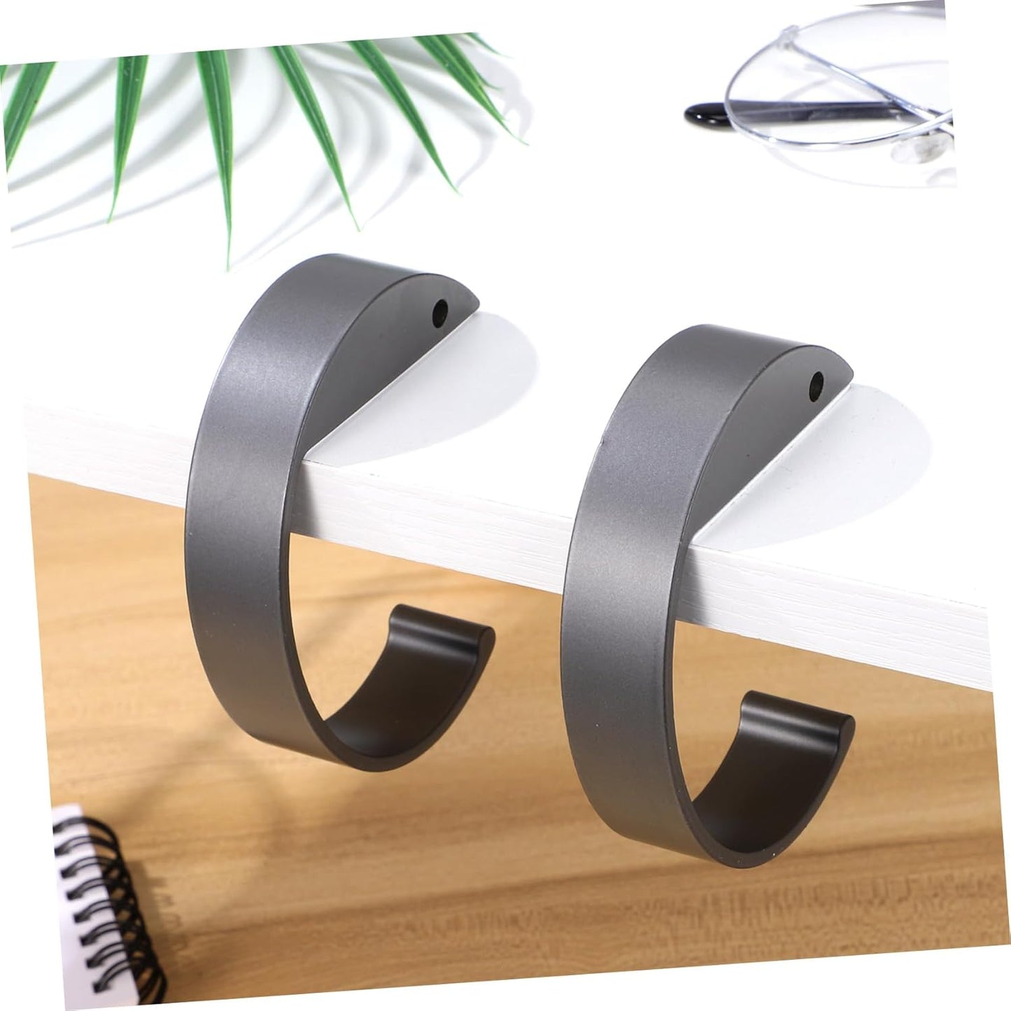 2Pcs Handbag Hook Portable Table Backpack Holder Non Slip Hanging Hooks for Desk for Home Office Cafes V1188-WSZ-A-141