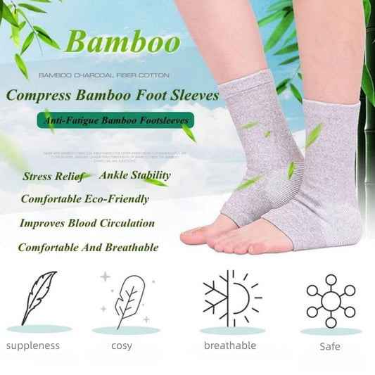 Bamboo Compression Socks, Bamboo Anti Fatigue Socks, Neuropathy Pain Relief At Bedtime,Ankle Swelling, for V1188-WSZ-A-1991