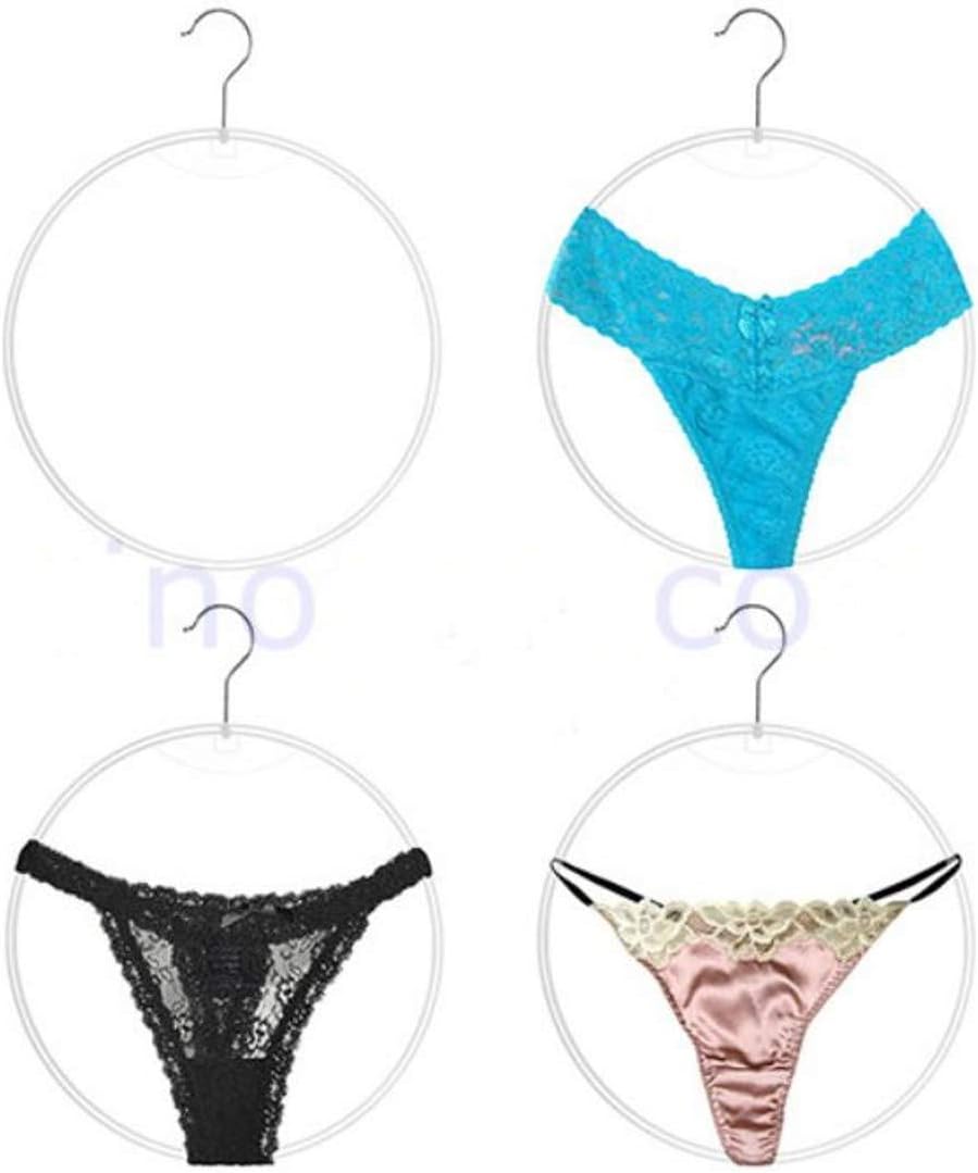 20PCS Thong Underwear Display Ring Hanger 12", Plastic Round Circle Loop Hook Bikini Swimwear Lingerie Brief V1188-WSZ-A-2018