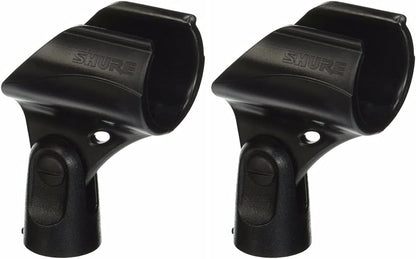 2 Pack Mic Holder for Shure WA371 Wireless Microphone Clip Replacement Handheld V1188-WSZ-A-2585