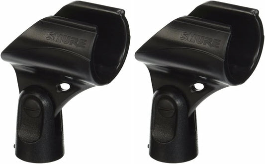 2 Pack Mic Holder for Shure WA371 Wireless Microphone Clip Replacement Handheld V1188-WSZ-A-2585