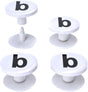 4-Pack Replacement Buttons with B for Bogg Bag Handle Strap. V1188-WSZ-A-2867
