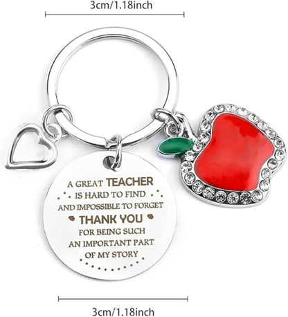 Personalized Teacher Appreciation Keychain, Thank You Gifts for Teachers V1188-WSZ-A-2870