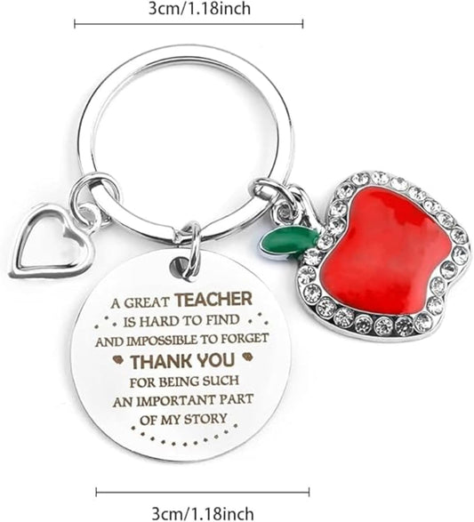 Personalized Teacher Appreciation Keychain, Thank You Gifts for Teachers V1188-WSZ-A-2870