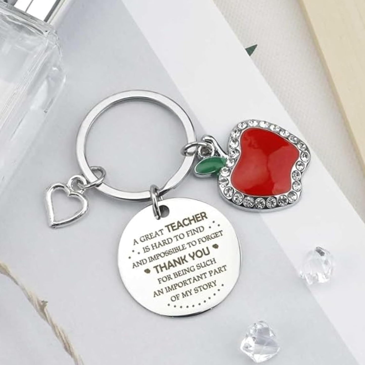 Personalized Teacher Appreciation Keychain, Thank You Gifts for Teachers V1188-WSZ-A-2870