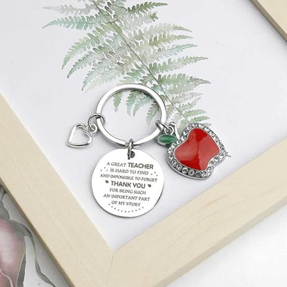Personalized Teacher Appreciation Keychain, Thank You Gifts for Teachers V1188-WSZ-A-2870