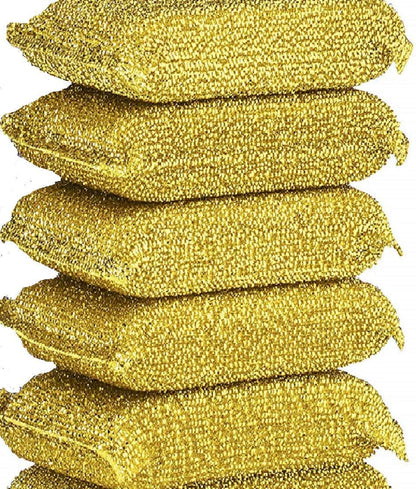 6 Pieces Non-Scratch Scrub Sponges Pads, Cleaning Scrub Sponge, Dish Wash Sponge, Kitchen Sponge, Multi-Use V1188-WSZ-A-351