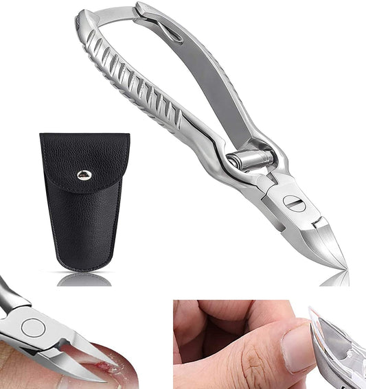 Toenail Clippers for Thick or Ingrown Toenails, Stainless Steel Long Handle Toenail Cutters Medical Surgical V1188-WSZ-A-923