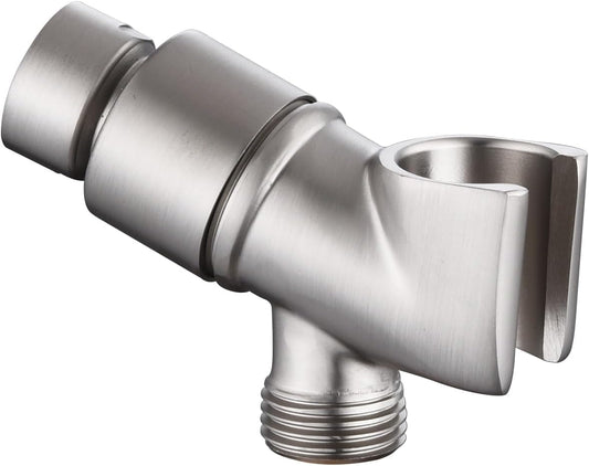 All Metal Handheld Shower Head Holder - Adjustable Brass Mount with 360 Degree Swivel Pivot Ball for V1188-WSZ-A-970