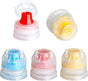 30 Pcs 28 mm Push Pull Replacement Caps Reusable Colorful Plastic Soda Twisted Water Bottle Lid Top Suitable V1188-WTJ-AM-0127