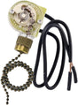 Ceiling Fan Light Switch Zing Ear Pull Chain Switch ZE-109 Fan Light Switch, On-Off Speed with Pull Chain V1188-WTJ-FR-21099