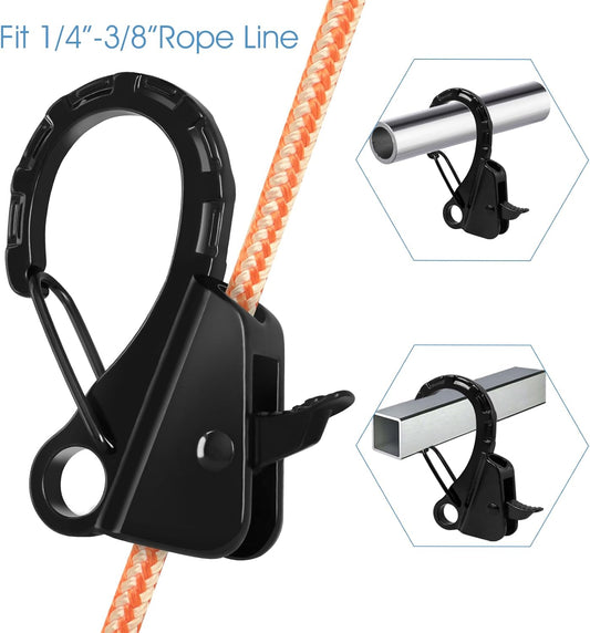 Stainless Steel Boat Fender Clips Boat Fender Quick Release Clip Boat Bumper for Docking, Adjustable Boat V1188-WTJ-LZZ-00547