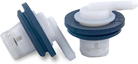 2pcs Fuel Tank Vent Valve, Gas Tank Vent Rollover Valve with Grommet Seal Kit Compatible with Jeep 84-96 V1188-WTJ-LZZ-00550