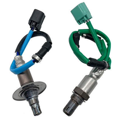 2Pcs Oxygen O2 Sensor Upstream Downstream Compatible with Honda CRV 2.4L L4 2007 2008 2009 Replacement for V1188-WTJ-LZZ-00564