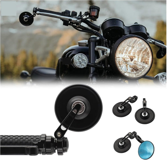 Motorcycle Rear View Mirror Motorcycle Bar End Mirror For Triumph Scrambler Bobber For Bonneville Street Twin V1188-WTJ-LZZ-00623