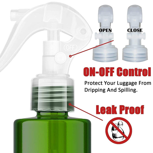 Spray Bottle For Hair - (7oz/2 Pack)-Premium Leak-Proof Travel Bottles - UV Protection Plastic Spray Bottle V1188-WTJ-LZZ-00701