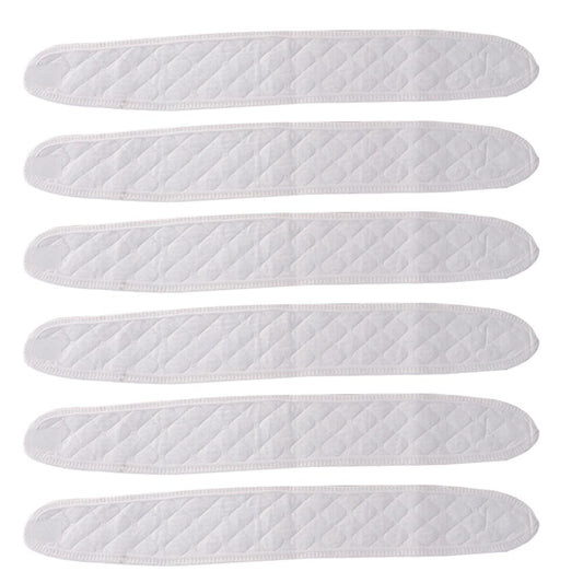6pcs Cotton Baby Belly Band Infant Umbilical Cord Soft Newborn Navel Belt (White) V1188-WTJ-LZZ-00727