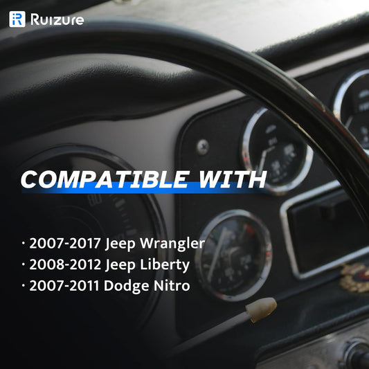 Rear ABS Wheel Speed Sensor Left Right fit for 07-17 Jeep Wrangler, 08-12 Jeep Liberty, 07-11 Dodge Nitro, V1188-WTJ-LZZ-01276
