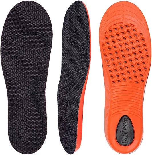 Arch Support Insoles, Relief from Plantar Fasciitis, Metatarsal and Heel Pain, Comfortable Breathable Shoe V1188-WTJ-LZZ-01309