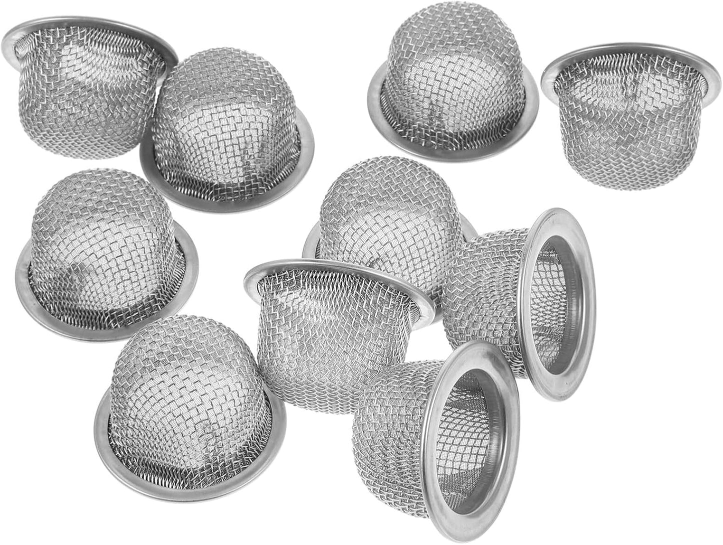 Stainless Steel Screen Filters, 10pcs 34mm Mesh Strainers, Double Screen Filter, Cocktail Smoker Filter V1188-WTJ-LZZ-01738