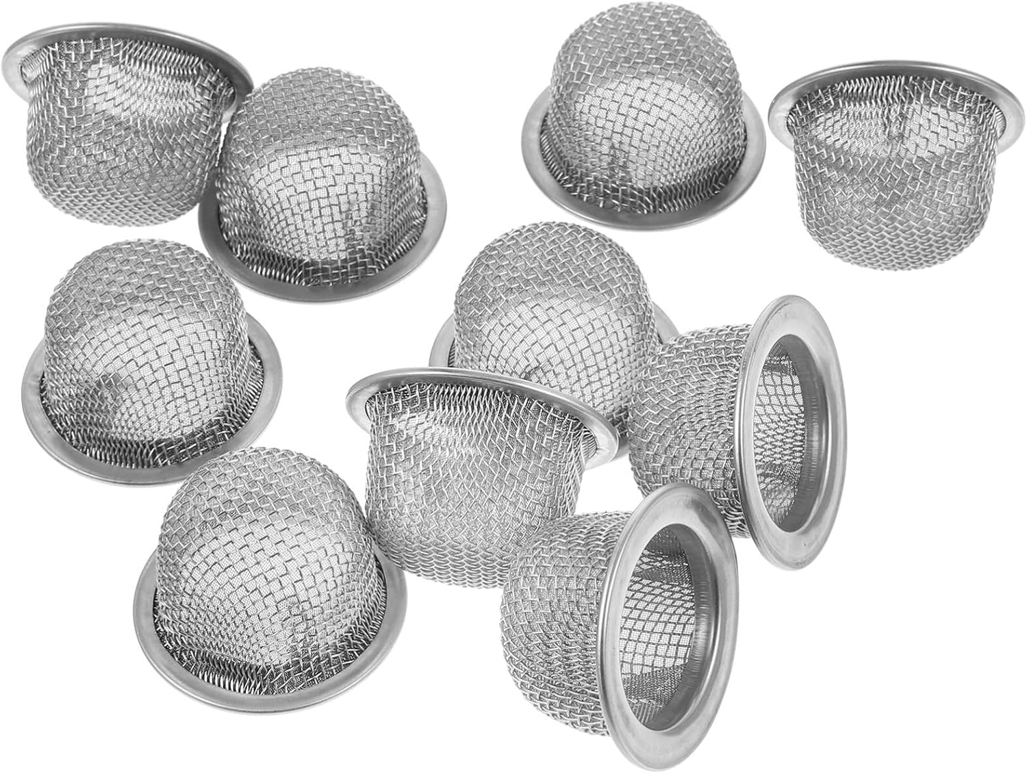 Stainless Steel Screen Filters, 10pcs 34mm Mesh Strainers, Double Screen Filter, Cocktail Smoker Filter V1188-WTJ-LZZ-01738