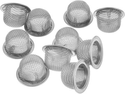 Stainless Steel Screen Filters, 10pcs 34mm Mesh Strainers, Double Screen Filter, Cocktail Smoker Filter V1188-WTJ-LZZ-01738
