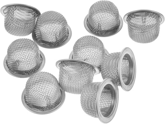 Stainless Steel Screen Filters, 10pcs 34mm Mesh Strainers, Double Screen Filter, Cocktail Smoker Filter V1188-WTJ-LZZ-01738