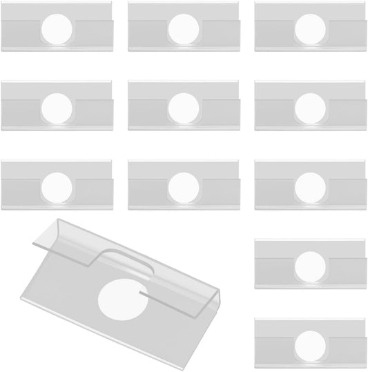 600 Pcs Clear Hangers Ear Jewelry Plastic Clothes Hanger Earring Display Hook Adhesive Ear Ring Hooks White V1188-WTJ-LZZ-01922