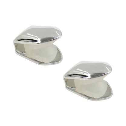 4pcs Silver Plated Small Single Tooth Cap Hip Hop Teeth Grill Decoration V1188-WTJ-LZZ-01926