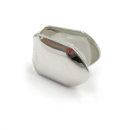 4pcs Silver Plated Small Single Tooth Cap Hip Hop Teeth Grill Decoration V1188-WTJ-LZZ-01926