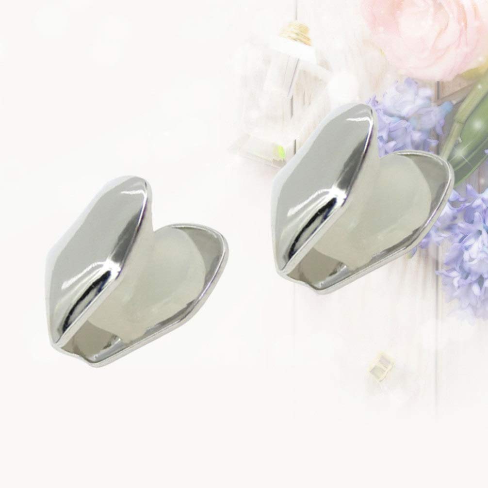 4pcs Silver Plated Small Single Tooth Cap Hip Hop Teeth Grill Decoration V1188-WTJ-LZZ-01926
