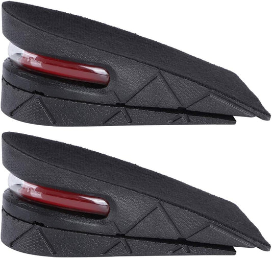 2in Height Increasing Insoles for Men Women, 2 Layer Adjustable Air Cushion Massage Shock Relief Comfortable V1188-WTJ-QDH-01616