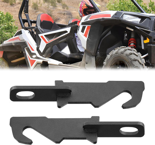 RZR Door Latch Black 3.5" Door Vent Extender Anti-Rust Easy Latches Lock Compatible with RZR XP 1000/ XP 4 V1188-WTJ-SJH-0426