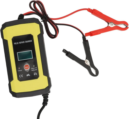 Pulse Repair Charger, Car Battery Charger Flame Resistant for Battery (US Plug) V1188-WTJ-SJH-0472